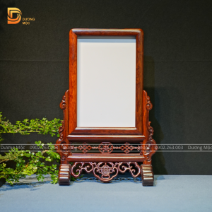 Khung Ảnh Thờ Chữ Thọ Đơn Giản Gỗ Cẩm 20x30 cm KH27