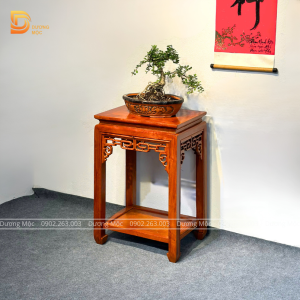 Đôn Chữ Nhật Gỗ Hương DG04