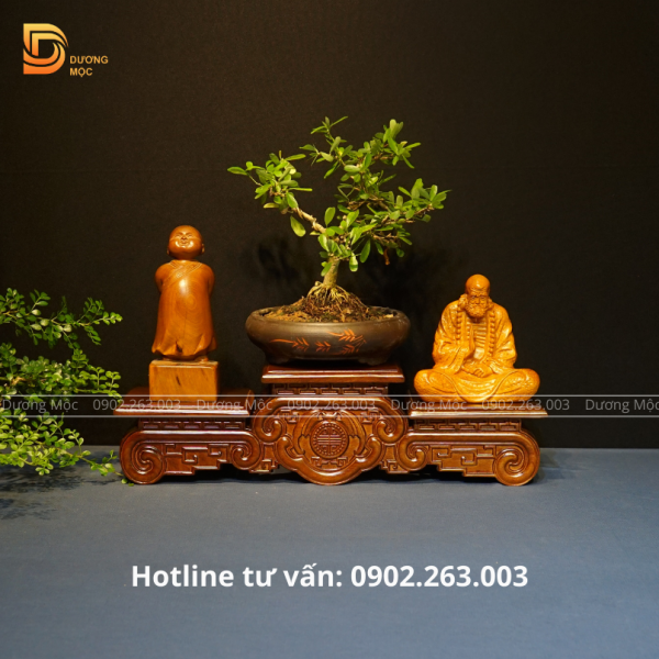 Tam Cấp Gỗ Hương Kê Đồ Mẫu Cuốn TC02 - Ảnh 5