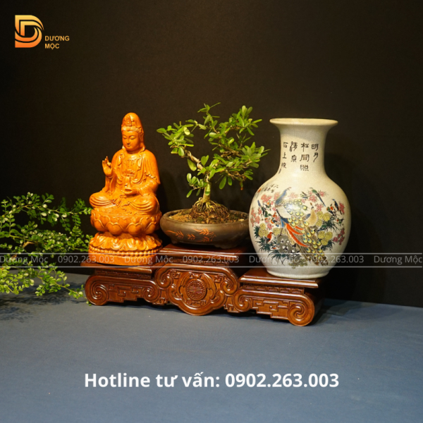Tam Cấp Gỗ Hương Kê Đồ Mẫu Cuốn TC02 - Ảnh 6