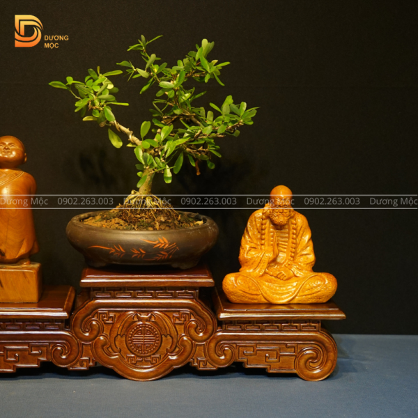 Tam Cấp Gỗ Hương Kê Đồ Mẫu Cuốn TC02 - Ảnh 7