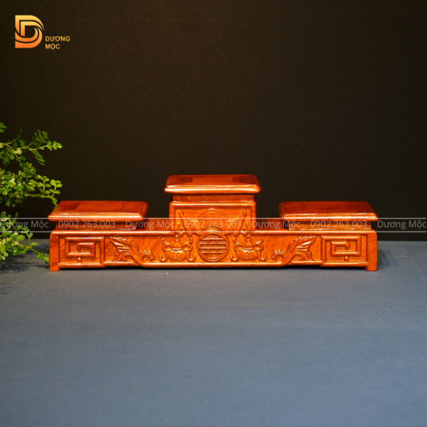 Tam Cấp Gỗ Hương Kê Đồ Chữ Thọ TC03