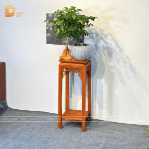 Đôn Vuông Gỗ Hương Cao 30x80 cm DG17