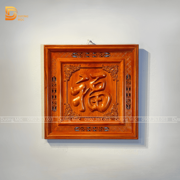 Tranh Chữ Phúc Gỗ Hương TG06 - Ảnh 9