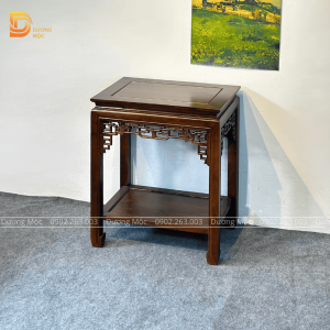 Đôn Chữ Nhật Gỗ Hương 60cm DG24