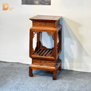 Đôn Đèn Gỗ Hương 80cm DG26