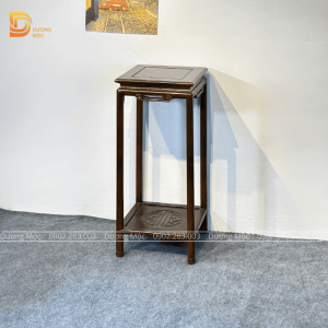 Đôn Vuông Gỗ Hương Chân Tròn 35x80cm DG28