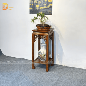 Đôn Vuông Gỗ Hương 30x70cm DG39