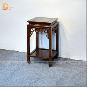Đôn Vuông Gỗ Hương 35x50cm DG41