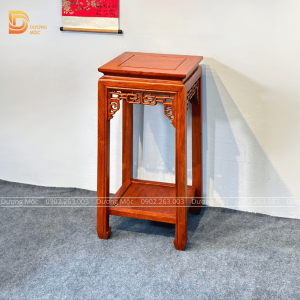 Đôn Vuông Gỗ Hương 35x70cm DG23