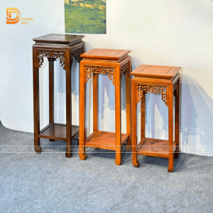 Đôn Vuông Gỗ Hương Nhiều Kích Thước DG36