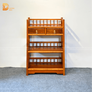 Kệ Trang Trí Gỗ Hương KTT01